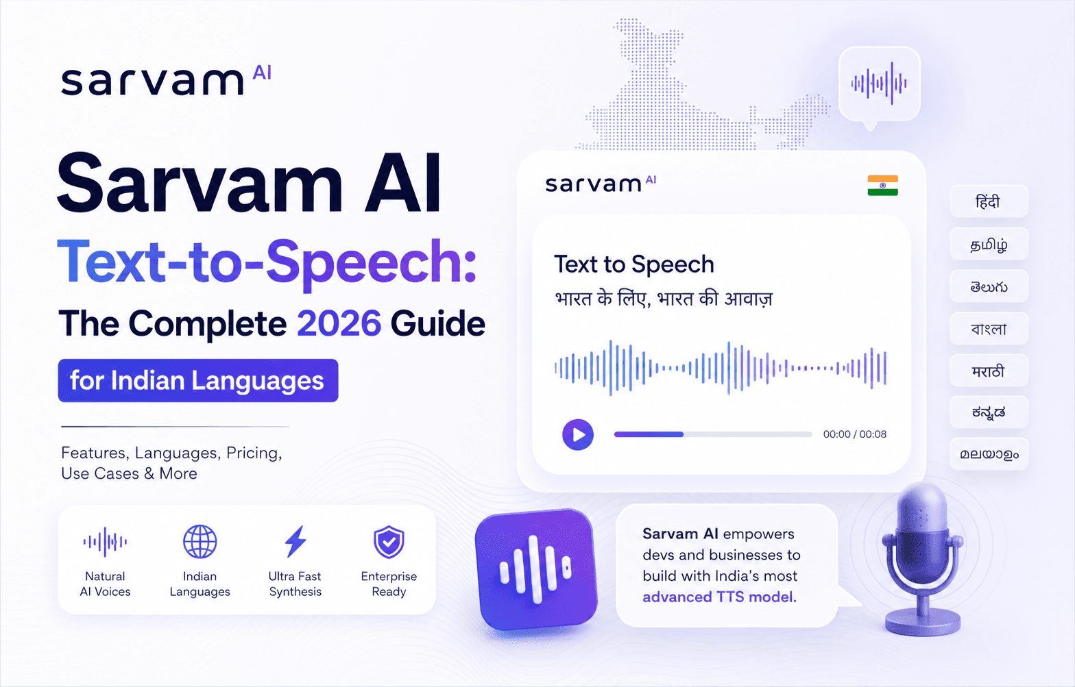 Sarvam AI Text-to-Speech: The Complete 2026 Guide for Indian Languages